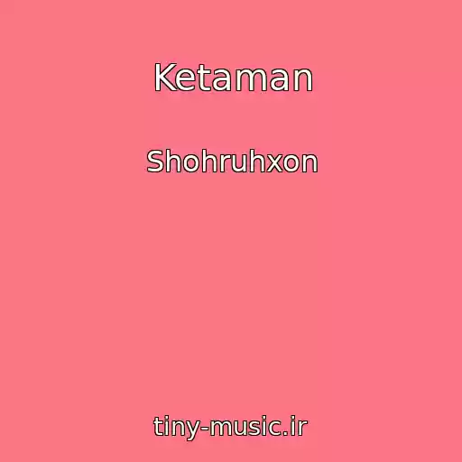 کاور آهنگ Ketaman از Shohruhxon