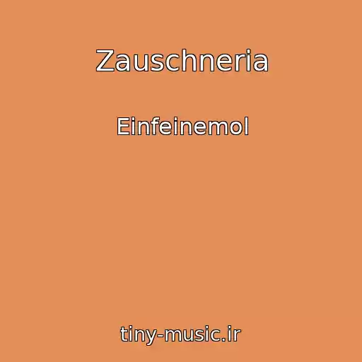 کاور آهنگ Zauschneria از Einfeinemol