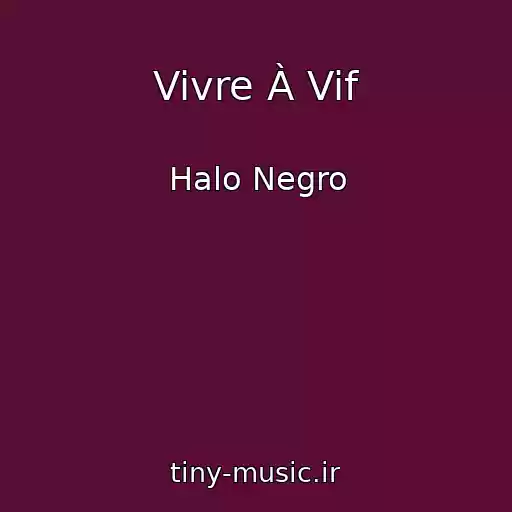کاور آهنگ Vivre À Vif از Halo Negro