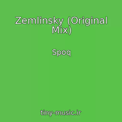 کاور آهنگ Zemlinsky (Original Mix) از Spoq