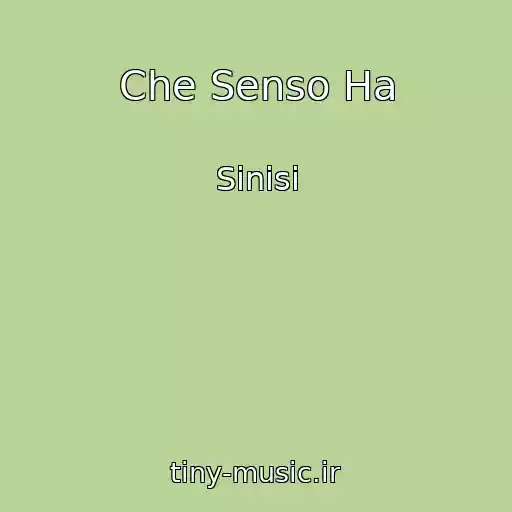 کاور آهنگ Che Senso Ha از Sinisi