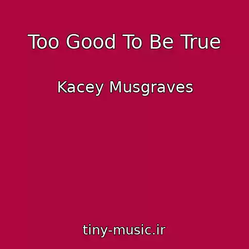 کاور آهنگ Too Good To Be True از Kacey Musgraves