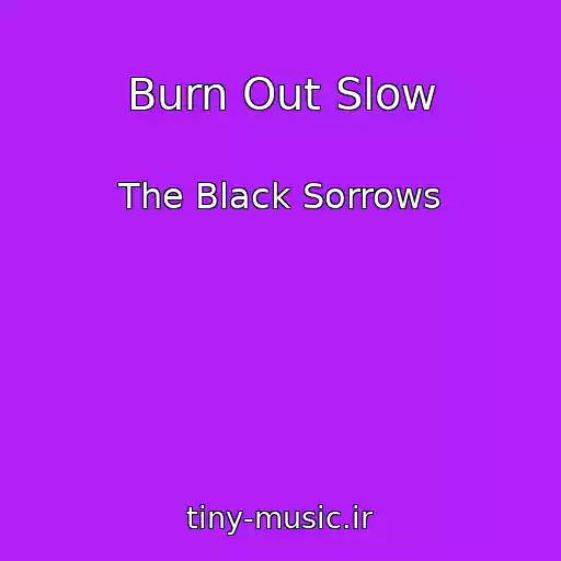 کاور آهنگ Burn Out Slow از The Black Sorrows