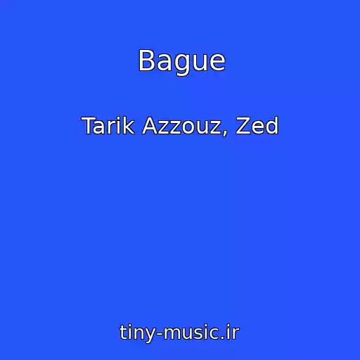 کاور آهنگ Bague از Tarik Azzouz, Zed