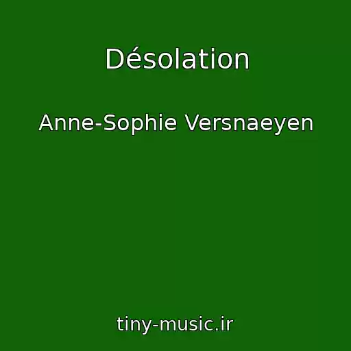 کاور آهنگ Désolation از Anne-Sophie Versnaeyen