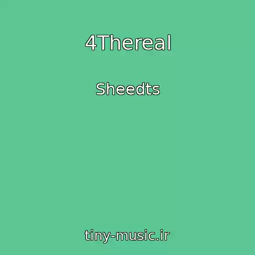 کاور آهنگ 4Thereal از Sheedts