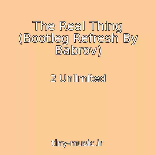 کاور آهنگ The Real Thing (Bootleg Refresh By Babrov) از 2 Unlimited