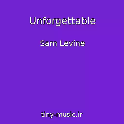 کاور آهنگ Unforgettable از Sam Levine