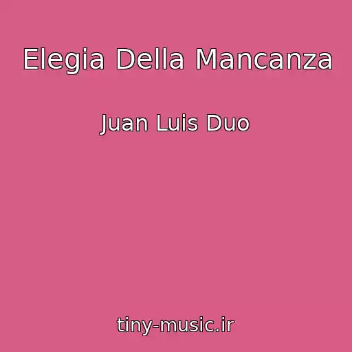 کاور آهنگ Elegia Della Mancanza از Juan Luis Duo