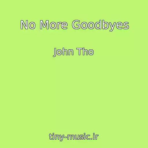 کاور آهنگ No More Goodbyes از John Tho