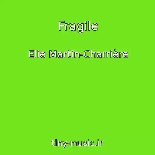 کاور آهنگ Fragile از Elie Martin-Charrière