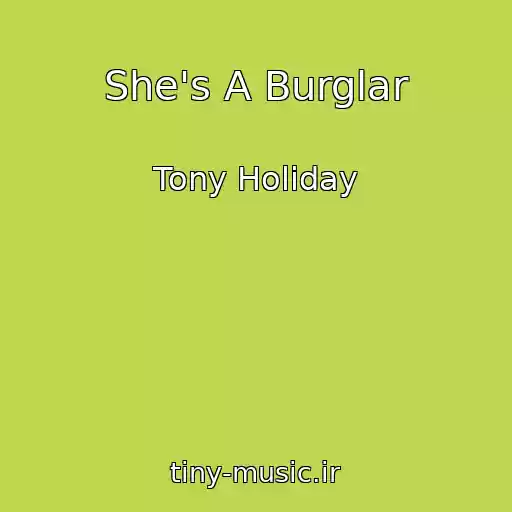 کاور آهنگ She's A Burglar از Tony Holiday