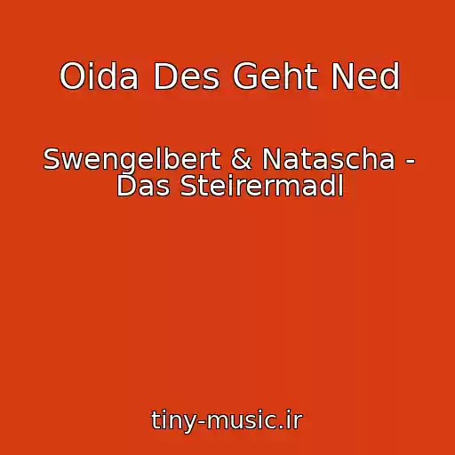 کاور آهنگ Oida Des Geht Ned از Swengelbert & Natascha - Das Steirermadl