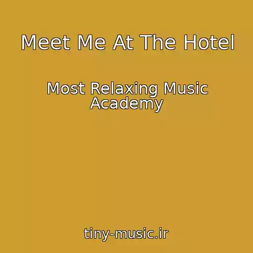 کاور آهنگ Meet Me At The Hotel از Most Relaxing Music Academy