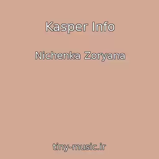 کاور آهنگ Kasper Info از Nichenka Zoryana