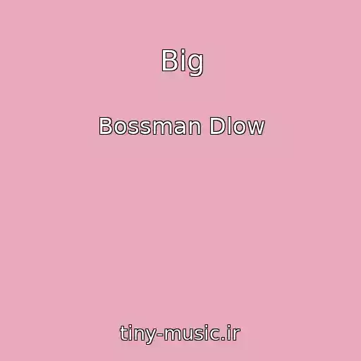 کاور آهنگ Big از Bossman Dlow