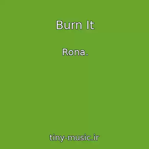 کاور آهنگ Burn It از Rona.