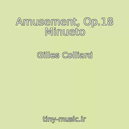 کاور آهنگ Amusement, Op.18 Minueto از Gilles Colliard