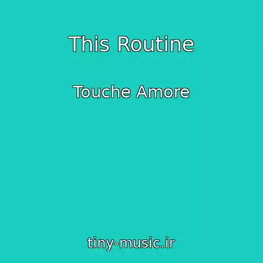 کاور آهنگ This Routine از Touche Amore