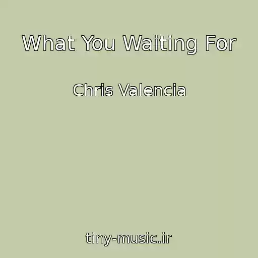 کاور آهنگ What You Waiting For از Chris Valencia