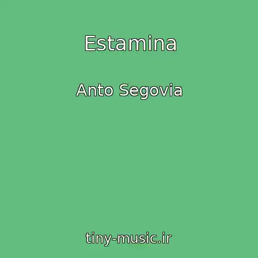 کاور آهنگ Estamina از Anto Segovia