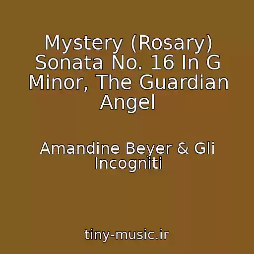 کاور آهنگ Mystery (Rosary) Sonata No. 16 In G Minor, The Guardian Angel از Amandine Beyer & Gli Incogniti