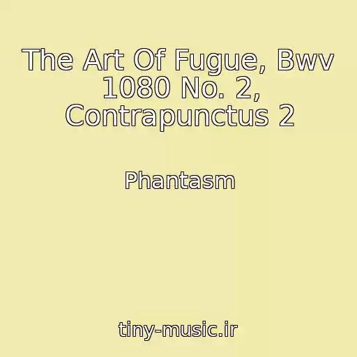 کاور آهنگ The Art Of Fugue, Bwv 1080 No. 2, Contrapunctus 2 از Phantasm