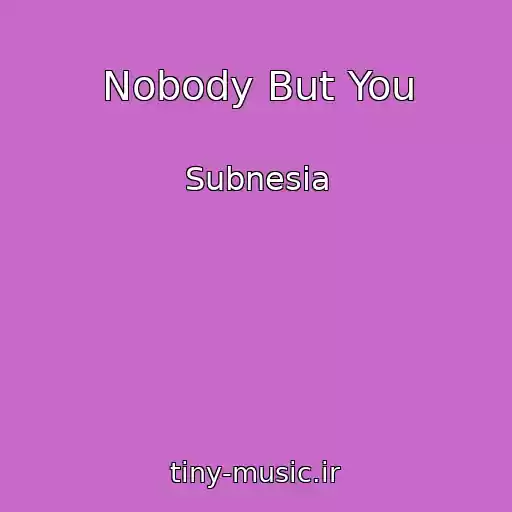 کاور آهنگ Nobody But You از Subnesia
