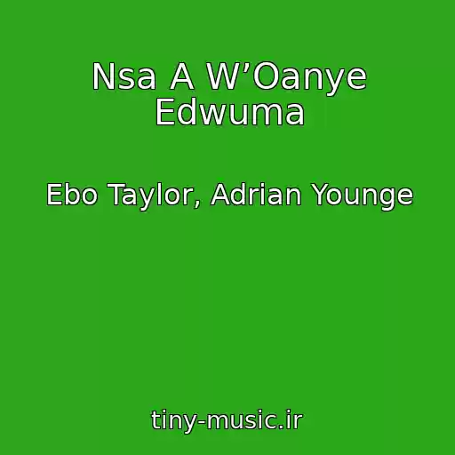 کاور آهنگ Nsa A W’Oanye Edwuma از Ebo Taylor, Adrian Younge