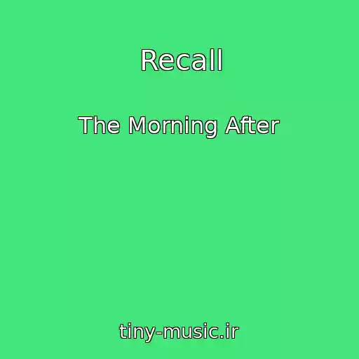 کاور آهنگ Recall از The Morning After