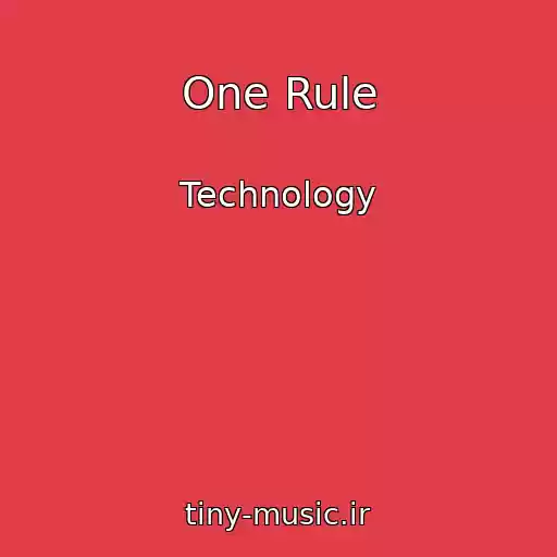 کاور آهنگ One Rule از Technology