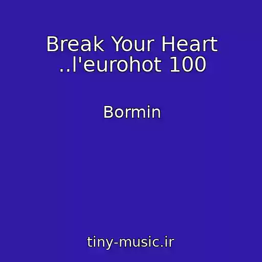 کاور آهنگ Break Your Heart ..l'eurohot 100 از Bormin