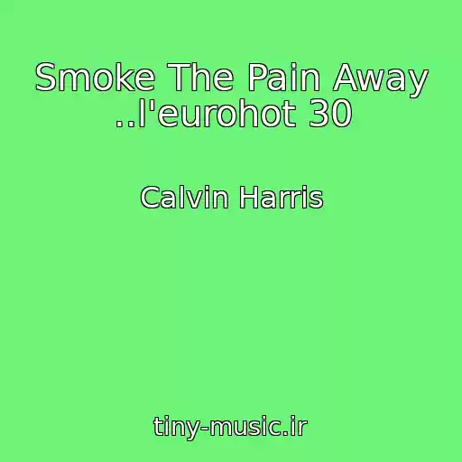 کاور آهنگ Smoke The Pain Away ..l'eurohot 30 از Calvin Harris