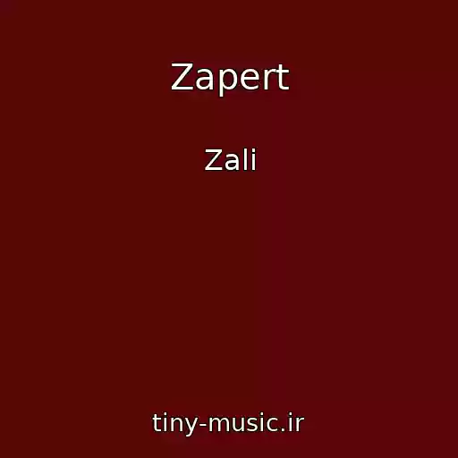 کاور آهنگ Zapert از Zali