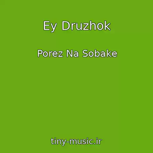 کاور آهنگ Ey Druzhok از Porez Na Sobake