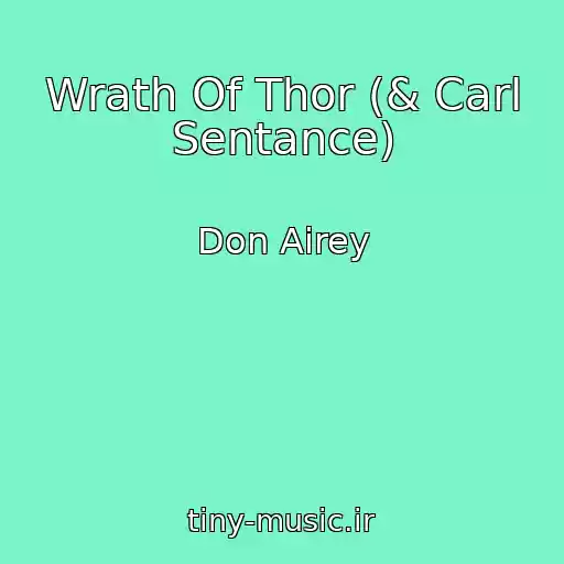 کاور آهنگ Wrath Of Thor (& Carl Sentance) از Don Airey