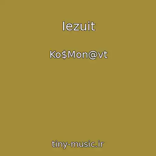 کاور آهنگ Iezuit از Ko$Mon@vt