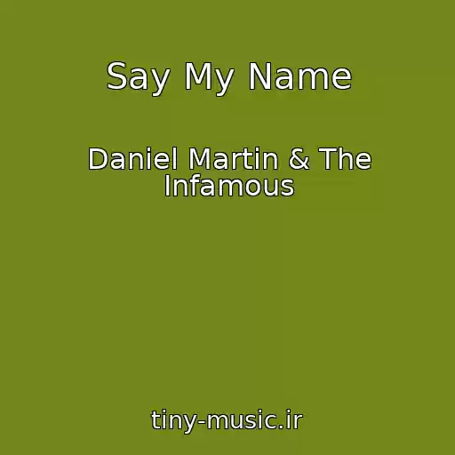 کاور آهنگ Say My Name از Daniel Martin & The Infamous