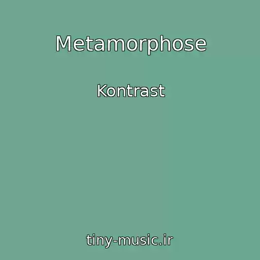 کاور آهنگ Metamorphose از Kontrast