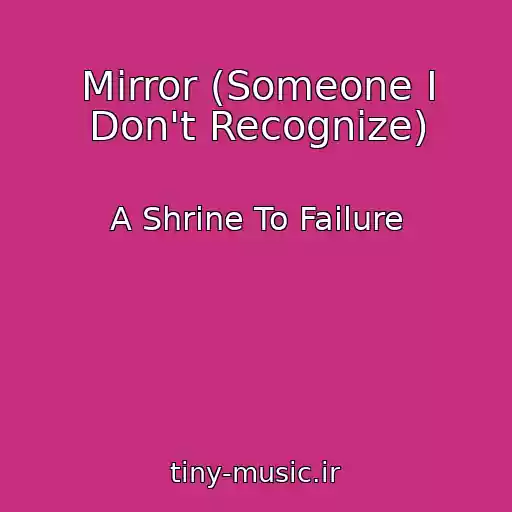 کاور آهنگ Mirror (Someone I Don't Recognize) از A Shrine To Failure