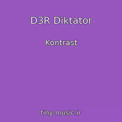 کاور آهنگ D3R Diktator از Kontrast