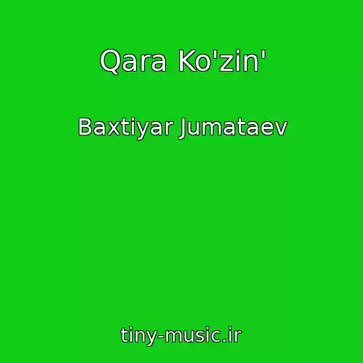 کاور آهنگ Qara Ko'zin' از Baxtiyar Jumataev
