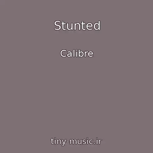 کاور آهنگ Stunted از Calibre