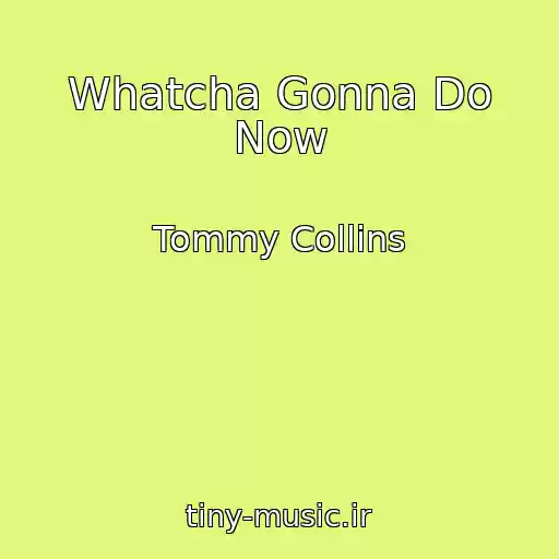 کاور آهنگ Whatcha Gonna Do Now از Tommy Collins