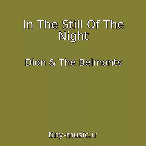 کاور آهنگ In The Still Of The Night از Dion & The Belmonts