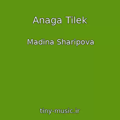 کاور آهنگ Anaga Tilek از Madina Sharipova