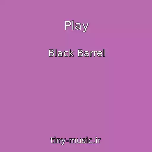 کاور آهنگ Play از Black Barrel