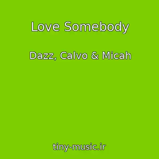 کاور آهنگ Love Somebody از Dazz, Calvo & Micah