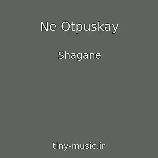 کاور آهنگ Ne Otpuskay از Shagane