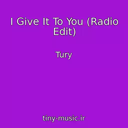 کاور آهنگ I Give It To You (Radio Edit) از Tury
